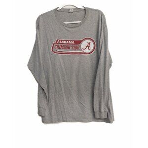 Delta Pro Weight Alabama Crimson Tide Mens Gray Sweatshirt Crew Neck Pullover XL